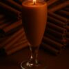 Cinnamon-Glass-3 Designer Glass Candle | Handcrafted Organic Aromatherapy | 100% Soy Wax | Coloured Scented | Smoke-Free | Organic, Vegan, Non-Toxic | Candles for Home Decor & Gift Set
