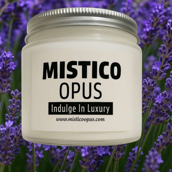 Jar Candle (Large-Scented-White) | Organic Aromatherapy | 100% Soy Wax | Handcrafted | Smoke-Free | Vegan, Non-Toxic