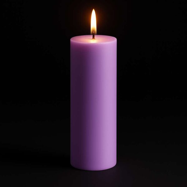 Fat Pillar Candle | Handcrafted Organic Aromatherapy | 100% Soy Wax | Smoke-Free | Vegan, Non-Toxic | Candles for Home Decor & Gift Set