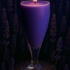 Lavender-Glass-3 Designer Glass Candle | Handcrafted Organic Aromatherapy | 100% Soy Wax | Coloured Scented | Smoke-Free | Organic, Vegan, Non-Toxic | Candles for Home Decor & Gift Set