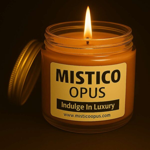 Jar Candle (Medium-Scented-Coloured) | Handcrafted Organic Aromatherapy | 100% Soy Wax | Smoke-Free | Vegan, Non-Toxic