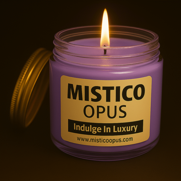 Jar Candle (Medium-Scented-Coloured) | Handcrafted Organic Aromatherapy | 100% Soy Wax | Smoke-Free | Vegan, Non-Toxic