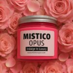 Mistico-Opus-Rose-Large -2 Jar Candle (Large-Scented-Coloured) | Handcrafted Organic Aromatherapy | 100% Soy Wax | Smoke-Free | Vegan, Non-Toxic