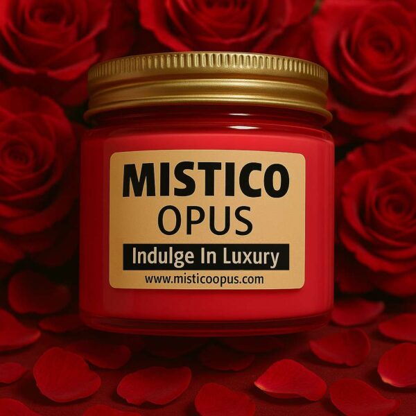 Jar Candle (Medium-Scented-Coloured) | Handcrafted Organic Aromatherapy | 100% Soy Wax | Smoke-Free | Vegan, Non-Toxic