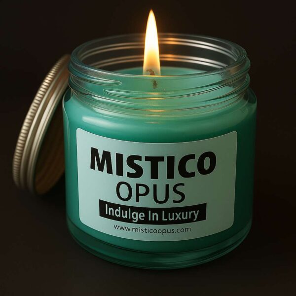 Jar Candle (Large-Scented-Coloured) | Handcrafted Organic Aromatherapy | 100% Soy Wax | Smoke-Free | Vegan, Non-Toxic