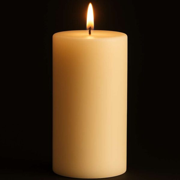 Fat Pillar Candle | Handcrafted Organic Aromatherapy | 100% Soy Wax | Smoke-Free | Vegan, Non-Toxic | Candles for Home Decor & Gift Set