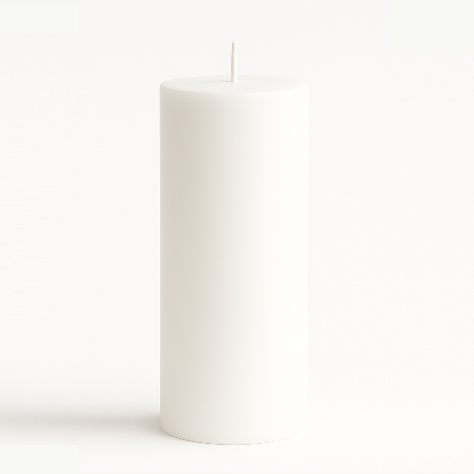 White Fat Pillar Candle | Handcrafted Organic Aromatherapy | 100% Soy Wax | Smoke-Free | Vegan, Non-Toxic | Candles for Home Decor & Gift Set