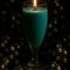 Wintergreen-Glass-3 Designer Glass Candle | Handcrafted Organic Aromatherapy | 100% Soy Wax | Coloured Scented | Smoke-Free | Organic, Vegan, Non-Toxic | Candles for Home Decor & Gift Set