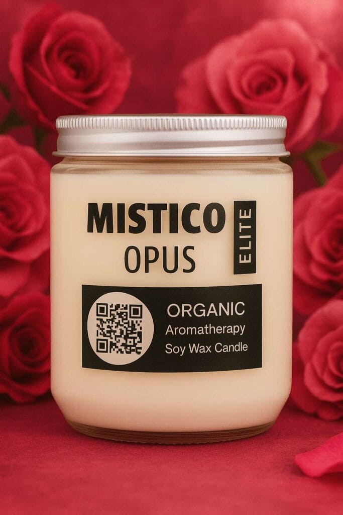 #misticoopus-Mistico-Opus-Elite-Organic Soy Wax Candle-WOMAN-Velour Rose