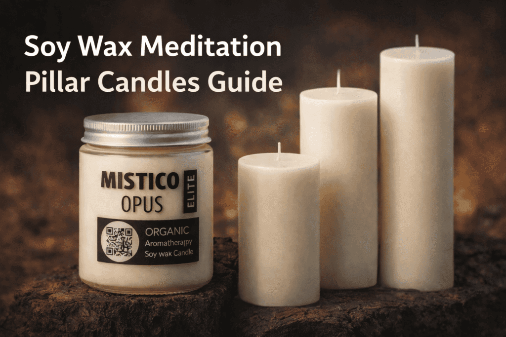 Soy Wax Meditation Pillar Candles