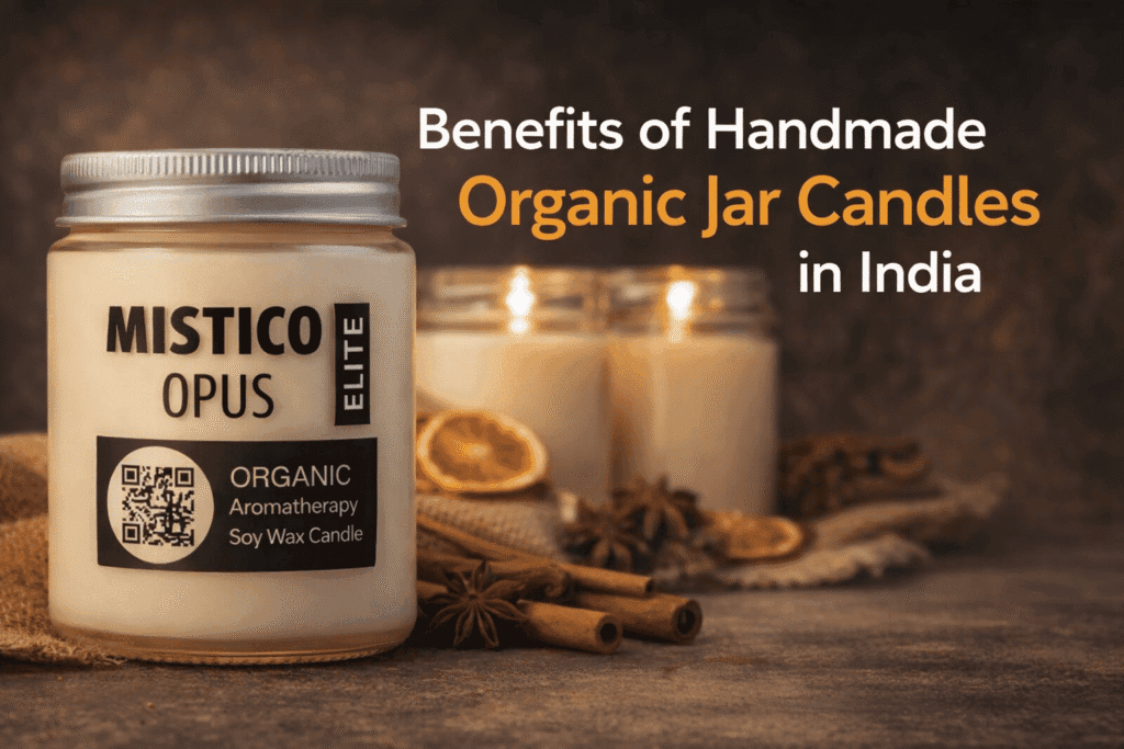 Handmade Organic Jar Candles in India