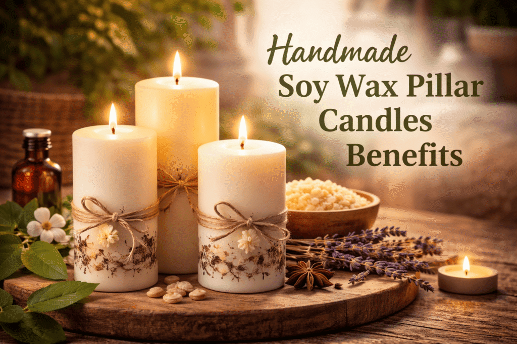 handmade-soy-wax-pillar-candles-benefits-india
